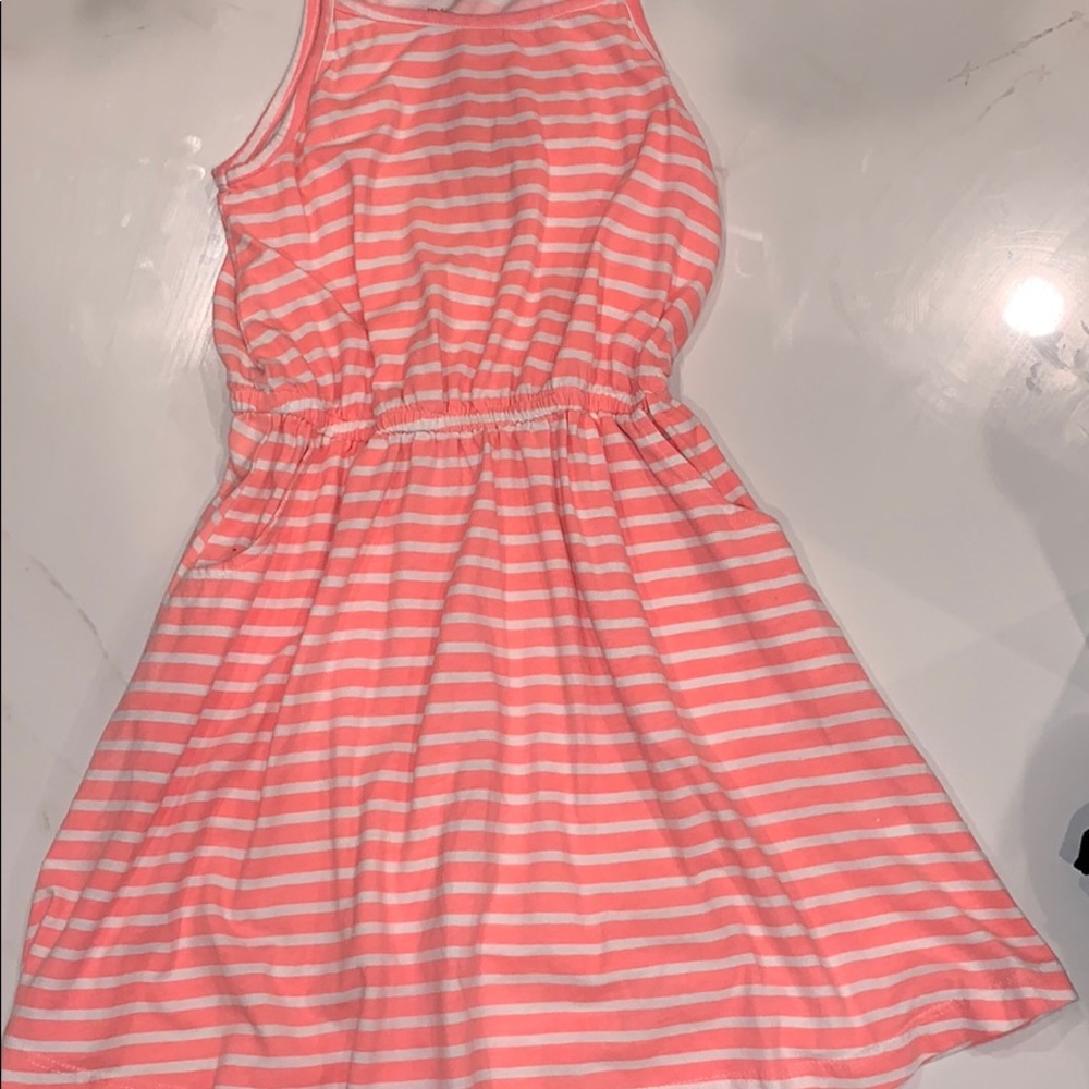pink and white striped mini dress!